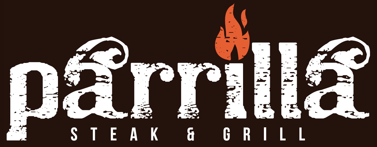 Parrilla Steak House, Uttoxeter, home page logo and strapline image